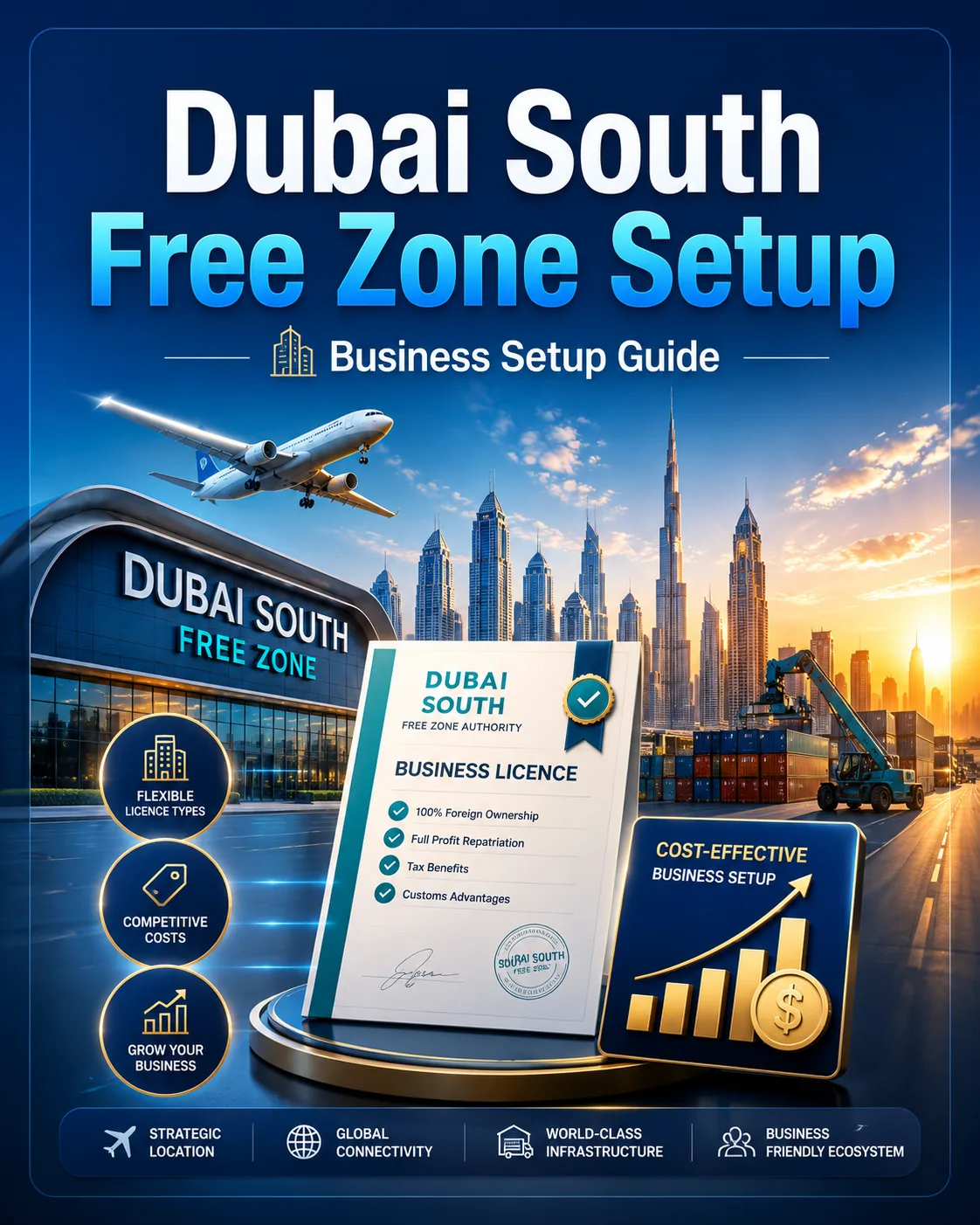 Dubai South Free Zone: Business Setup, Licence Types and Costs