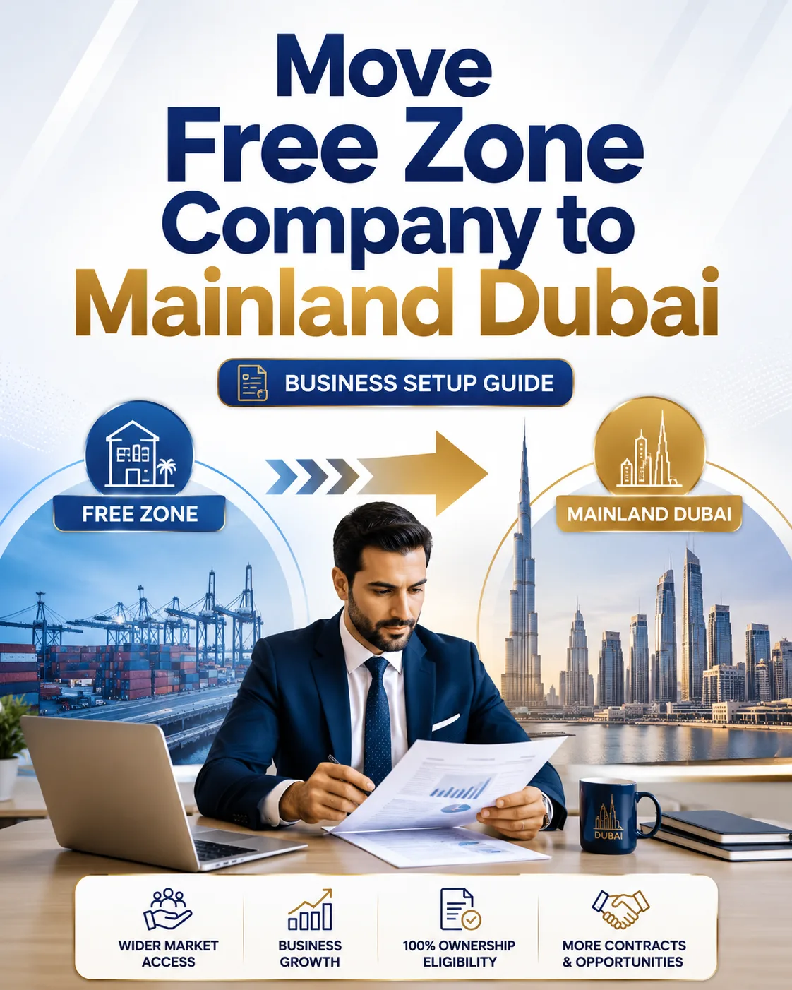 How to Move a Free Zone Company to Dubai Mainland