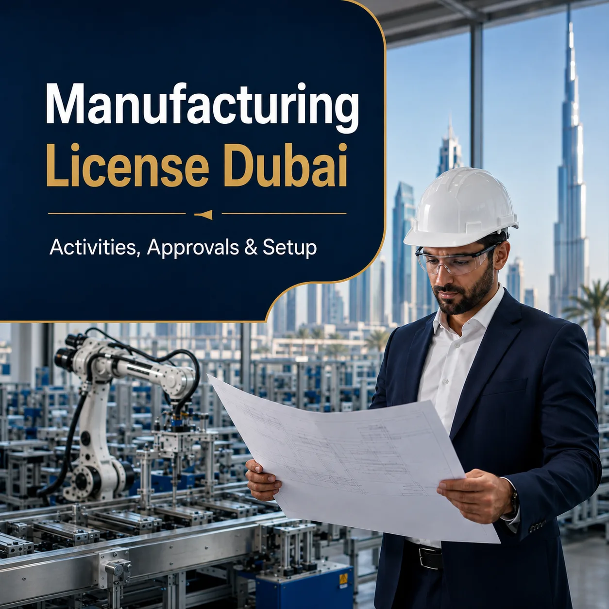 Manufacturing License Dubai: Activities, Approvals and Setup Process