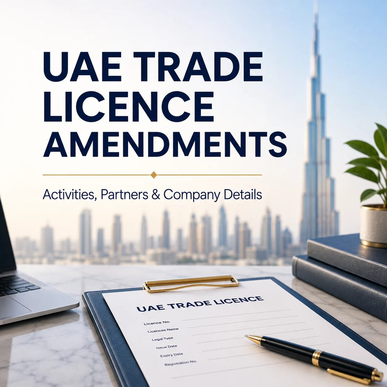 UAE Trade Licence Amendments: How to Change Activities, Partners and Company Details