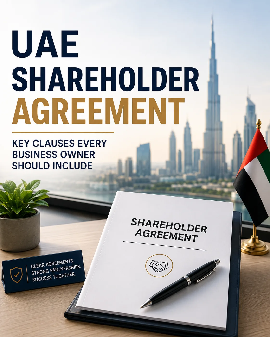 UAE Shareholder Agreement: Key Clauses Every Business Owner Should Include