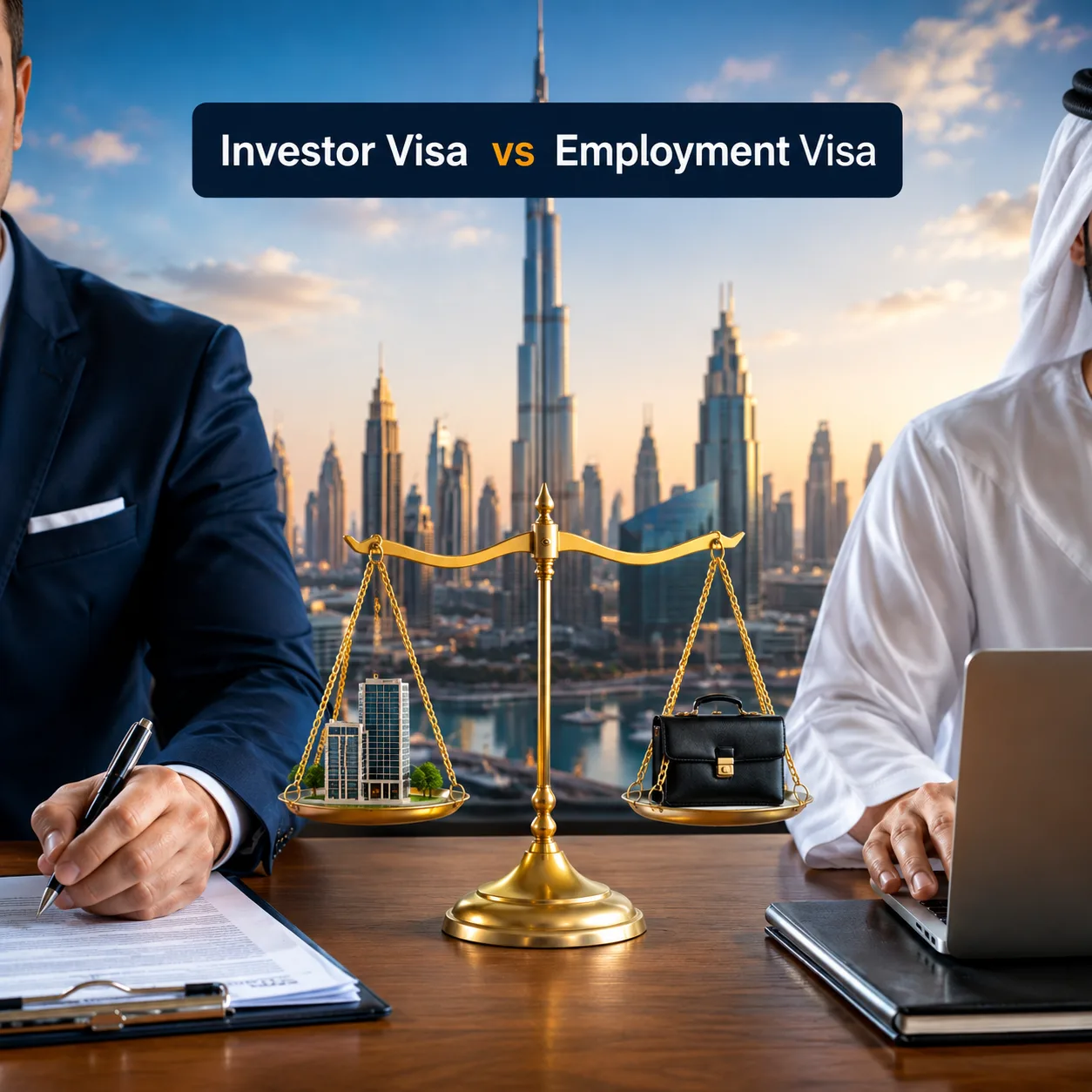 Investor Visa vs Employment Visa UAE