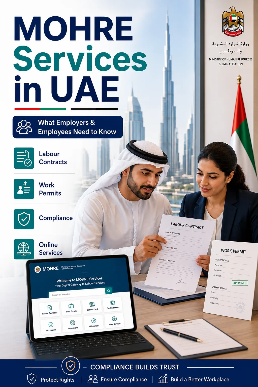 MOHRE Services in UAE: What Employers & Employees Need to Know
