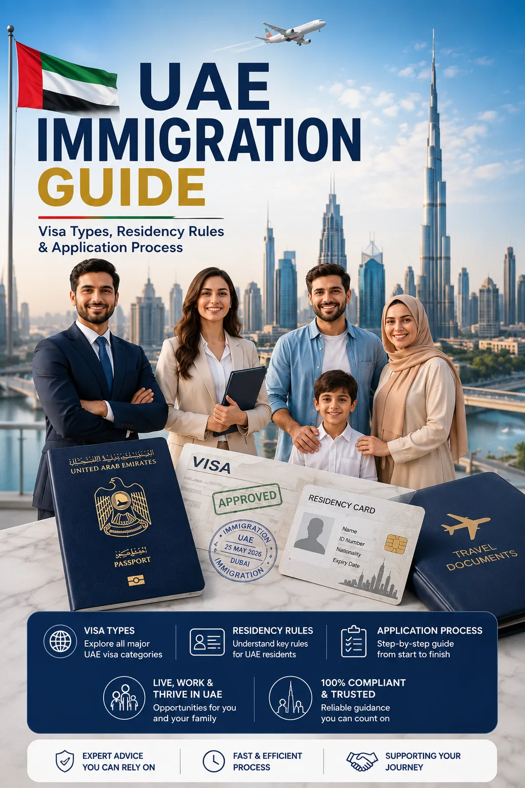 UAE Immigration Guide: Visa Types, Residency Rules and Application Process