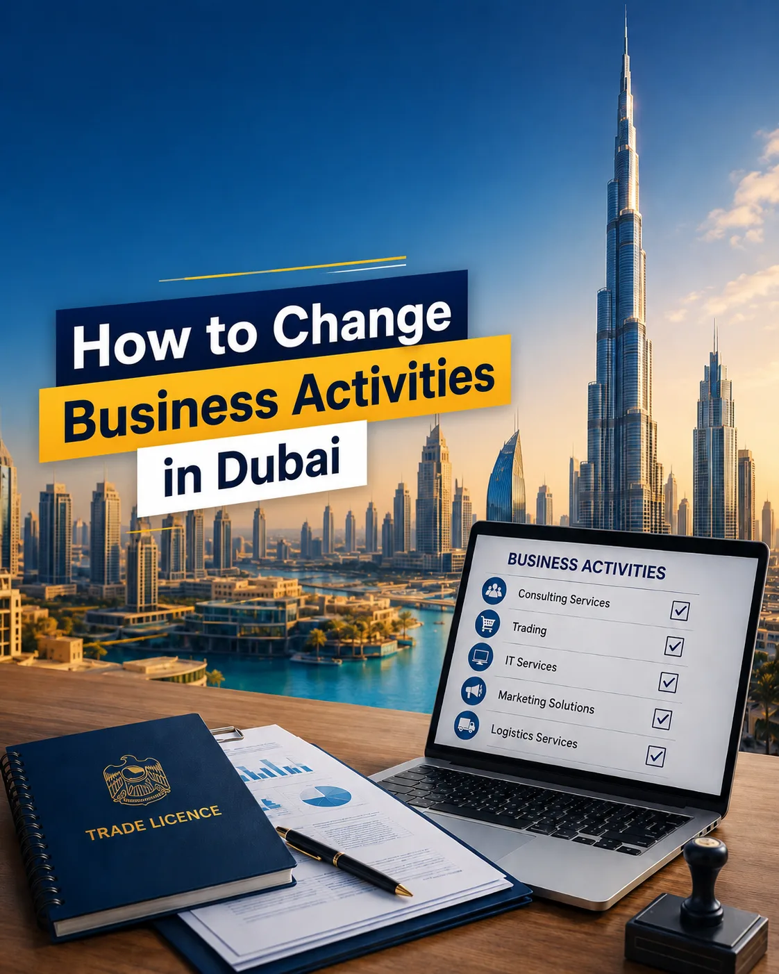 How to Change Business Activities in Dubai