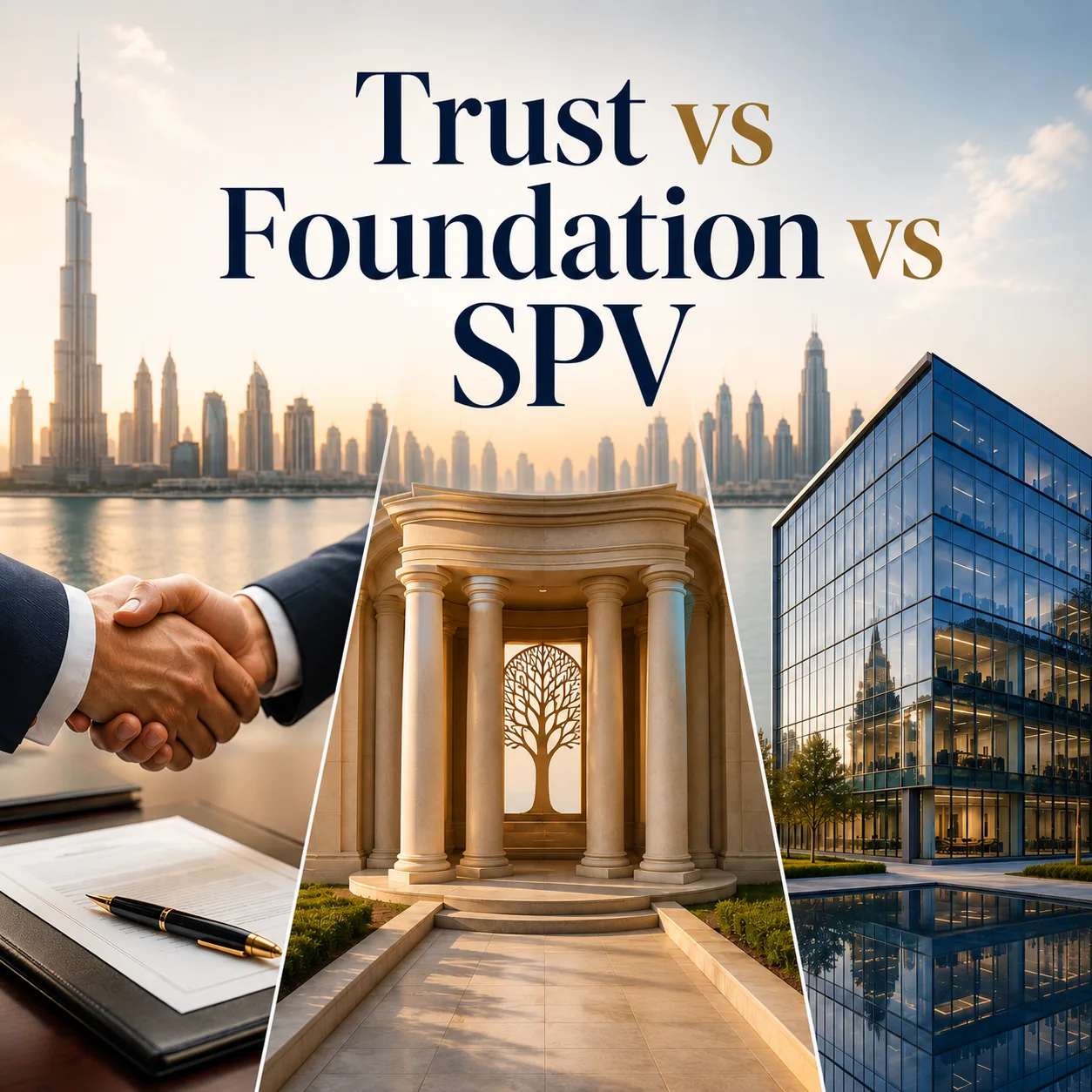 Trust vs Foundation vs SPV in UAE: How to Choose the Right Structure
